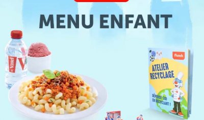 Menu enfant les midis et soirs dans votre restaurant Flunch à Vannes