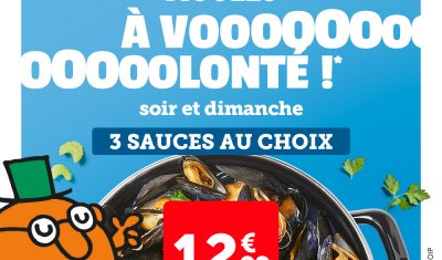 Plus que quelques jours pour profiter des moules frites à volonté chez Flunch