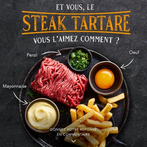 Découvrez la recette du steak tartare parfait dans votre restaurant Flunch à Vannes