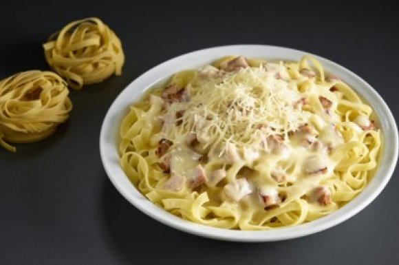 Tagliatelle à la carbonara Vannes